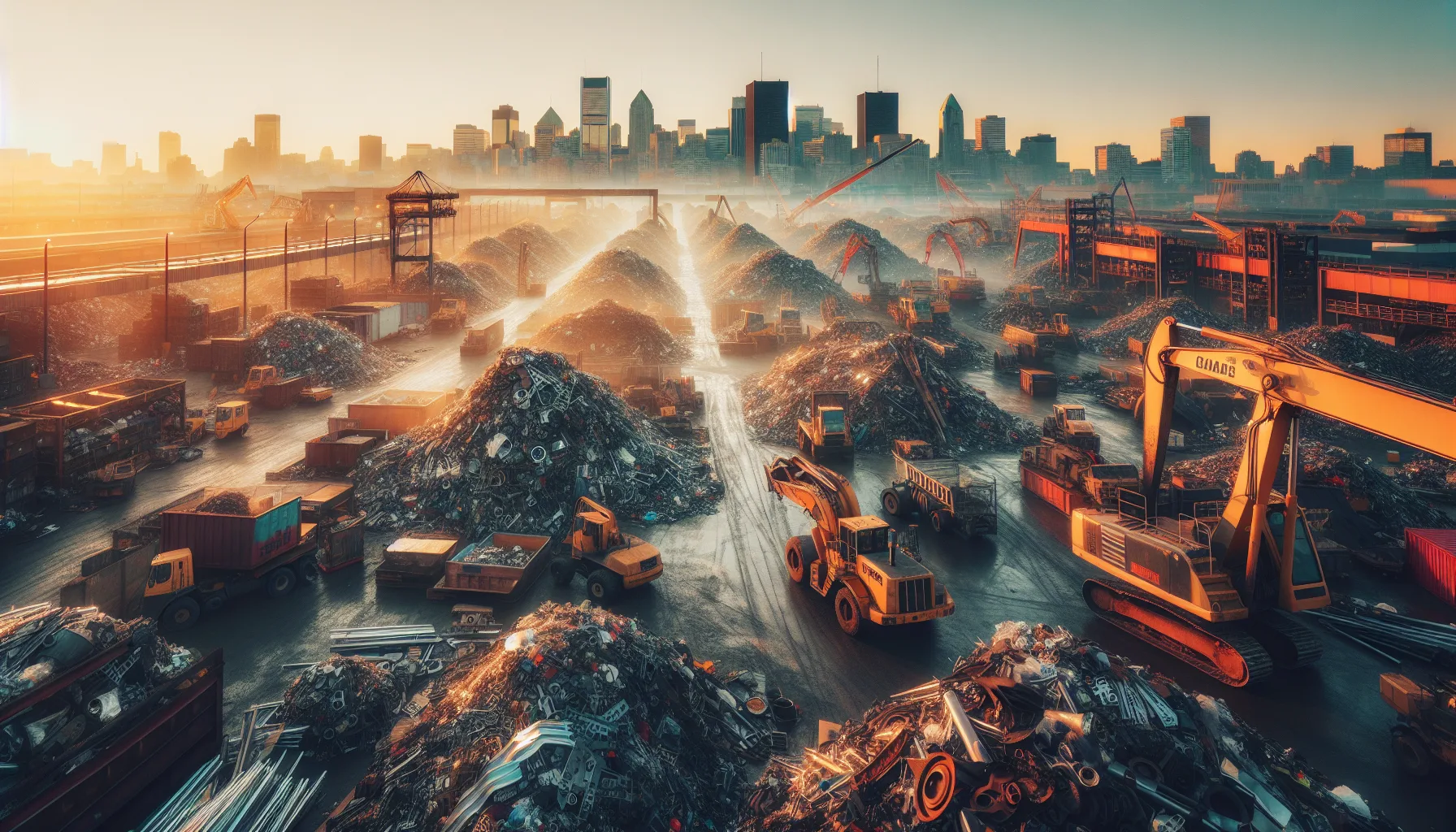 Construction Site Scrap Metal Auction Montreal 2026